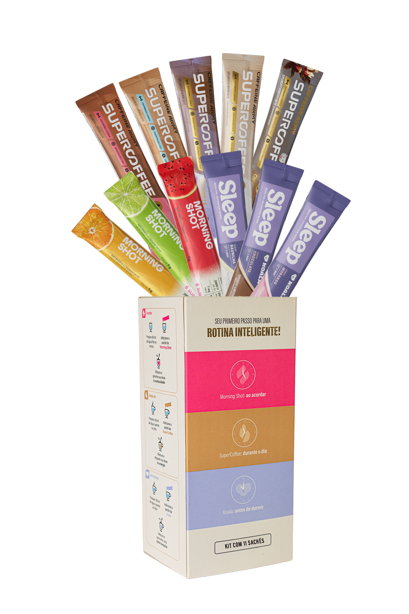 11 Sachês Grupo Caffeine Army (Aquisição)