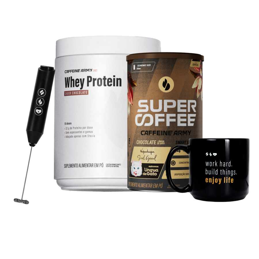 Whey Protein e SuperCoffee
