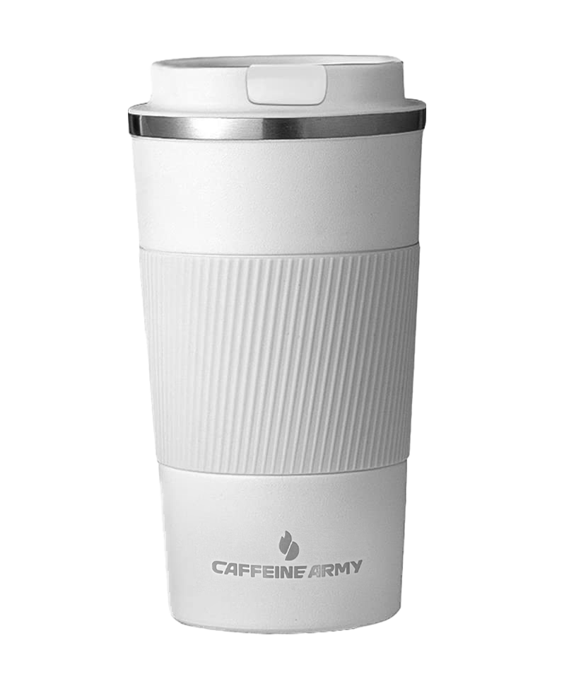 COPO TERMICO CAFFEINE ARMY BRANCO