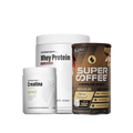 Creatina, Whey Protein e SuperCoffee