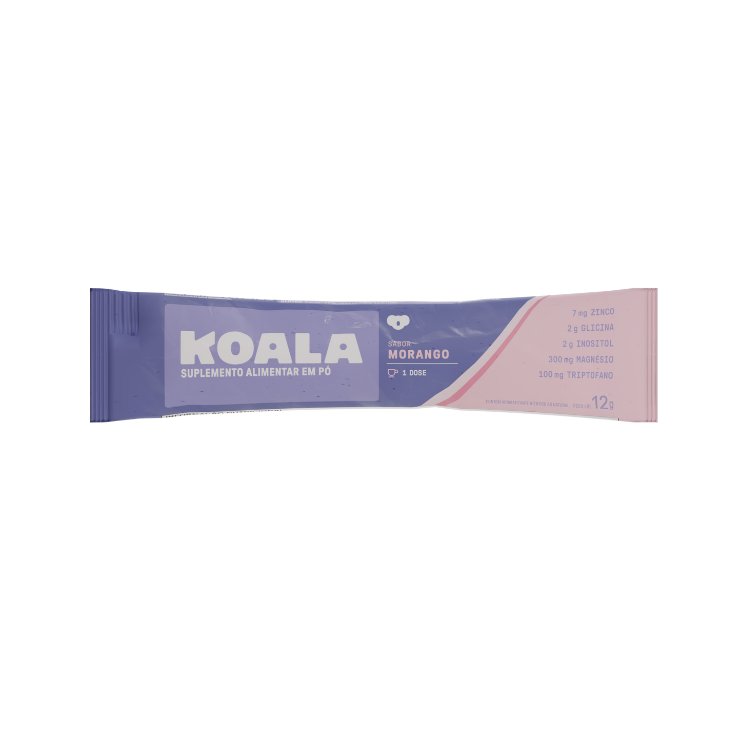 Stick Koala Morango (Individual)
