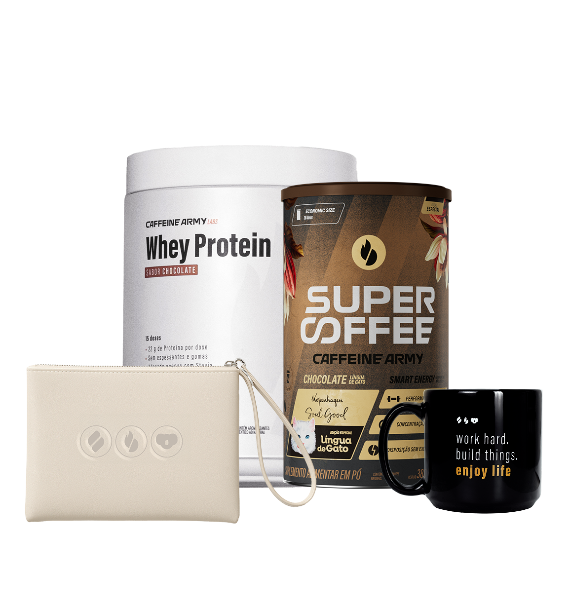 Whey Protein e SuperCoffee