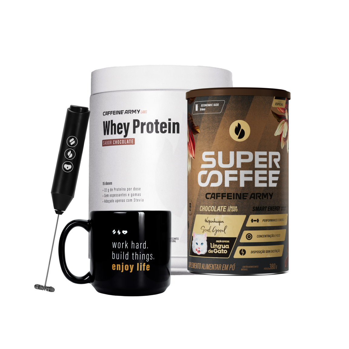 SuperCoffee e Whey Protein