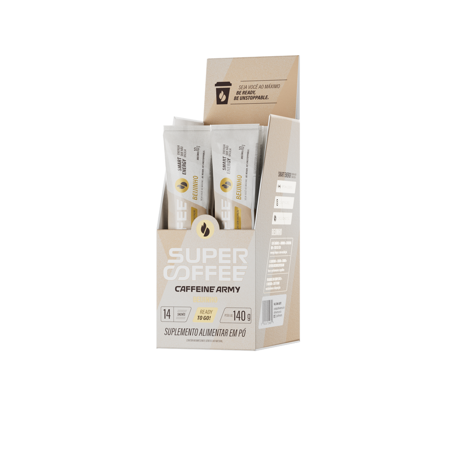 DISPLAY 14UN SUPERCOFFEE 3.0 BEIJINHO TO GO CAFFEINE ARMY