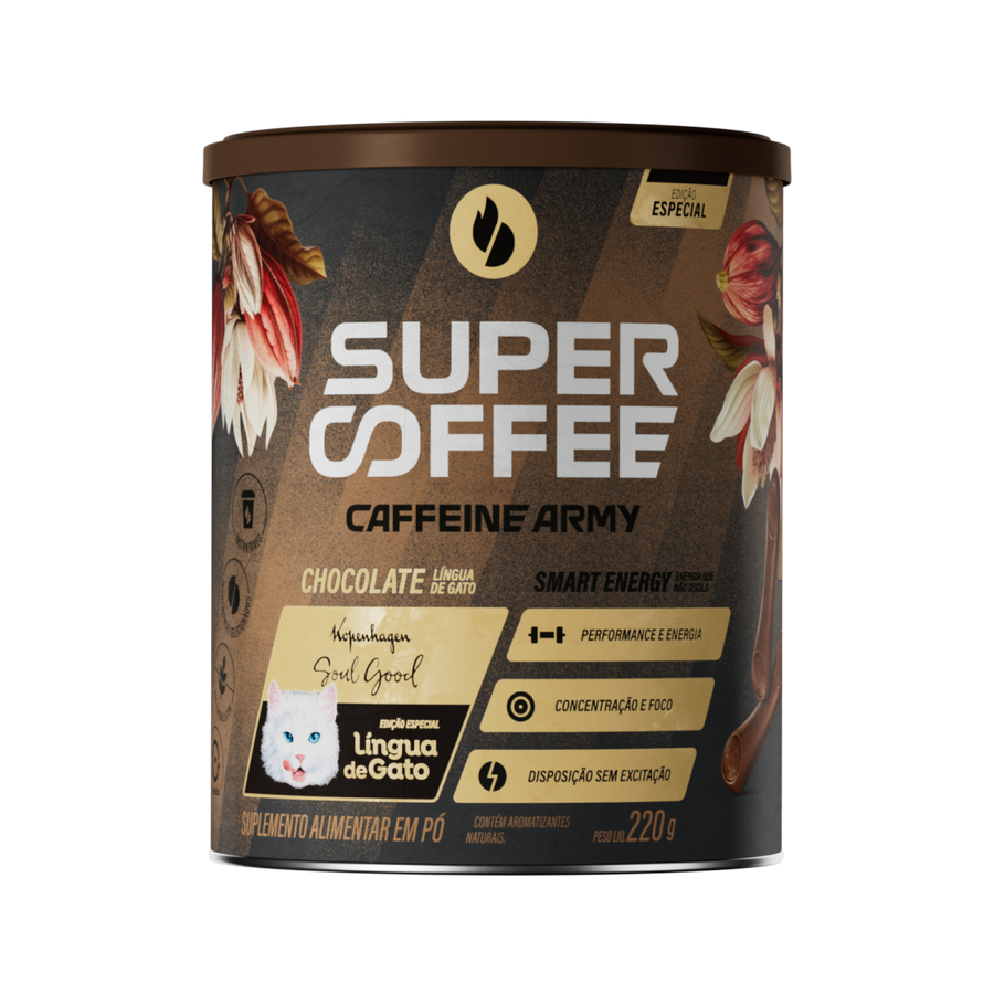 SuperCoffee Chocolate Língua de Gato 220g