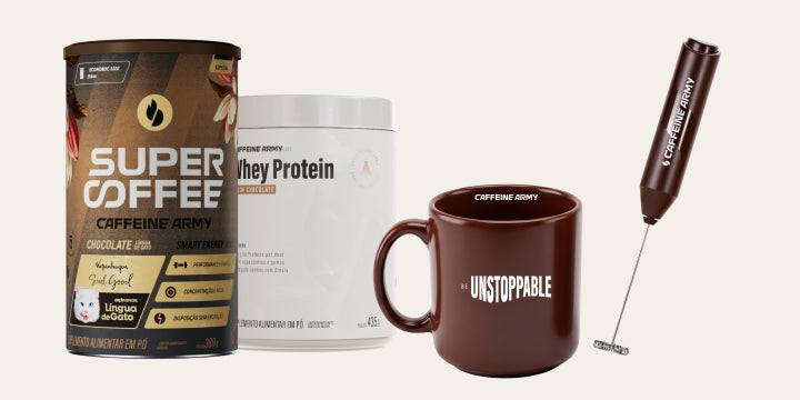 SuperCoffee e Whey Protein