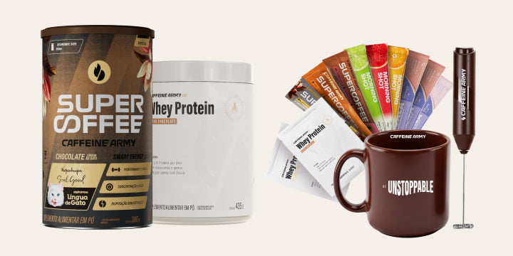 SuperCoffee e Whey Protein