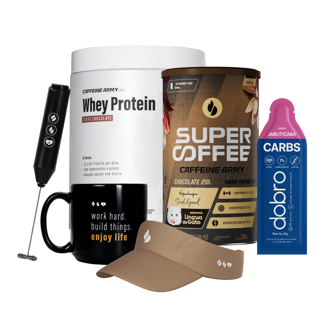 SuperCoffee e Whey Protein