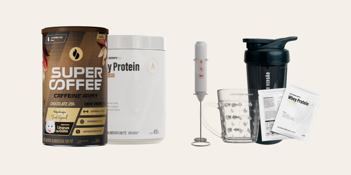 SuperCoffee e Whey Protein