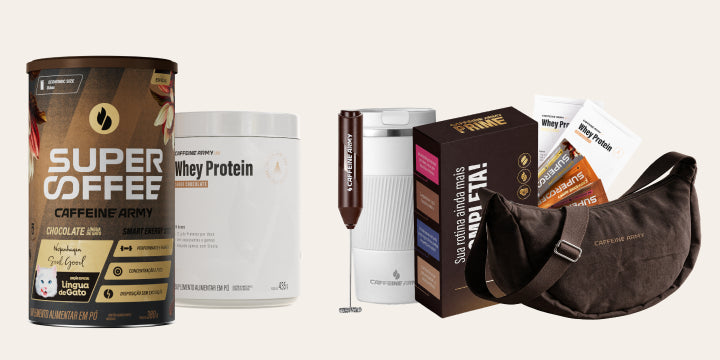 SuperCoffee e Whey Protein