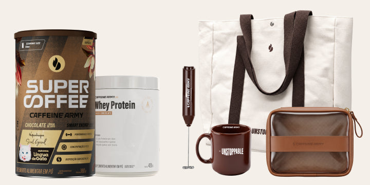 SuperCoffee e Whey Protein