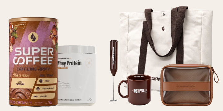 SuperCoffee e Whey Protein