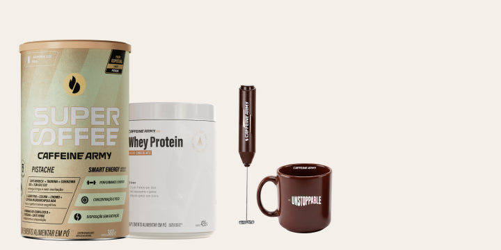 SuperCoffee e Whey Protein
