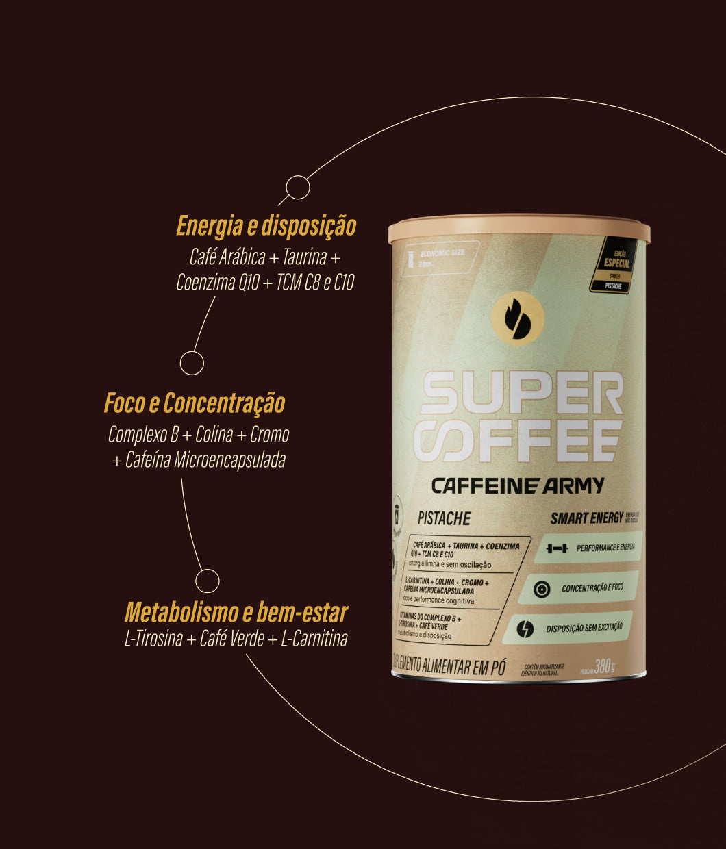 SuperCoffee Pistache 380g