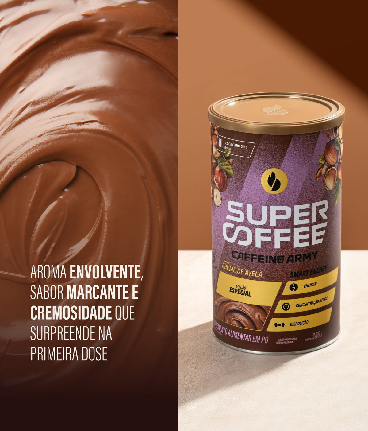 SuperCoffee Creme de Avelã 380g