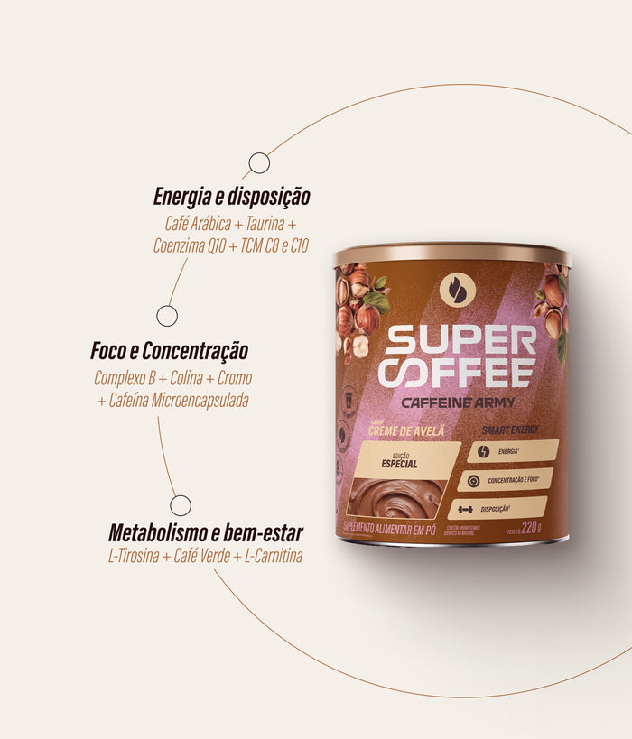 SuperCoffee Creme de Avelã 220g