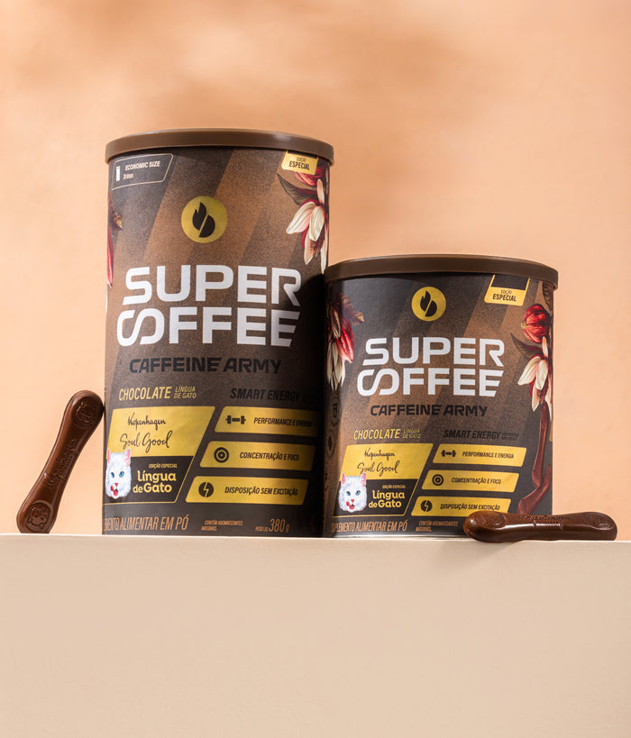 SuperCoffee Chocolate Língua de Gato 220g