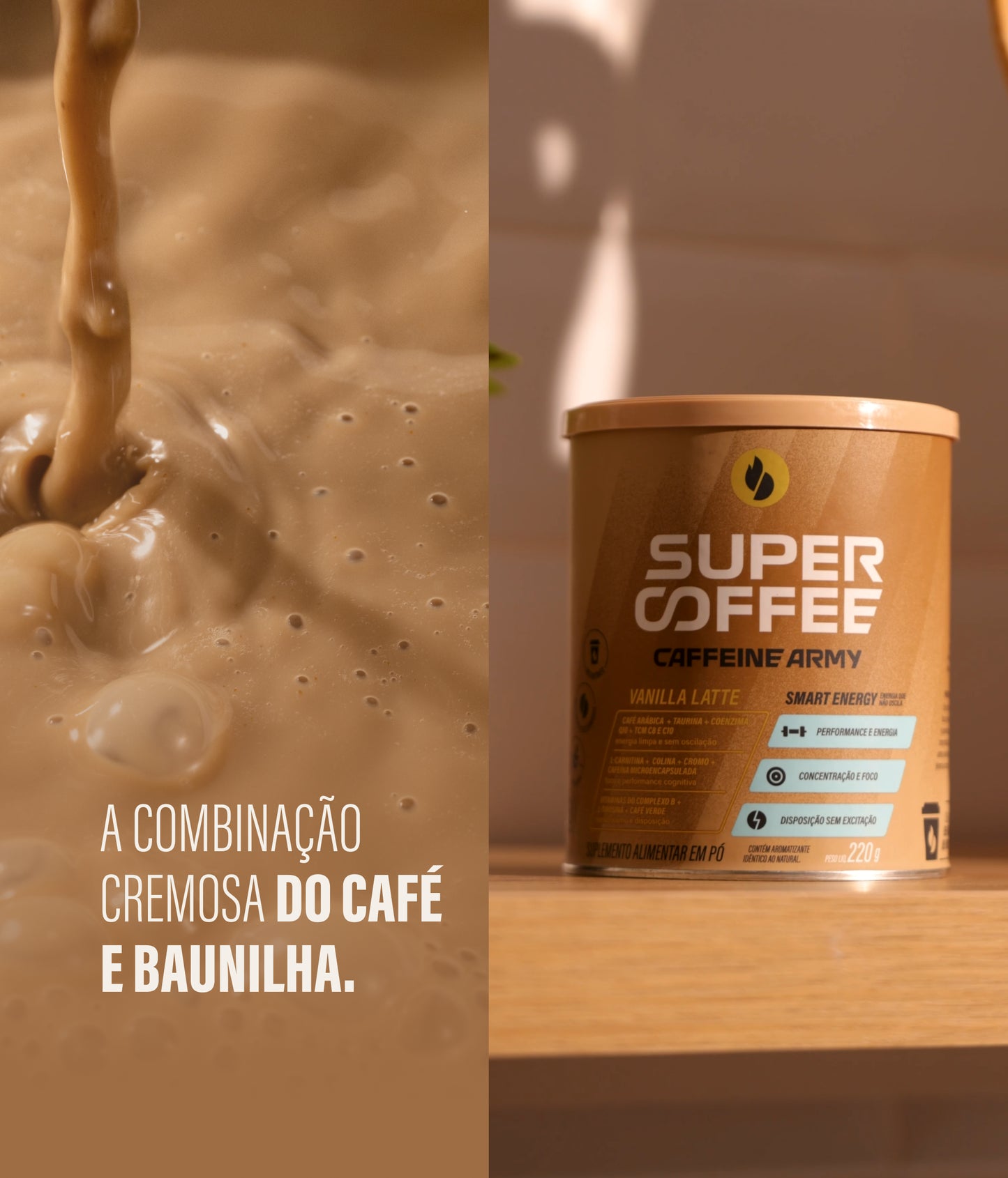 SuperCoffee Vanilla Latte 220g