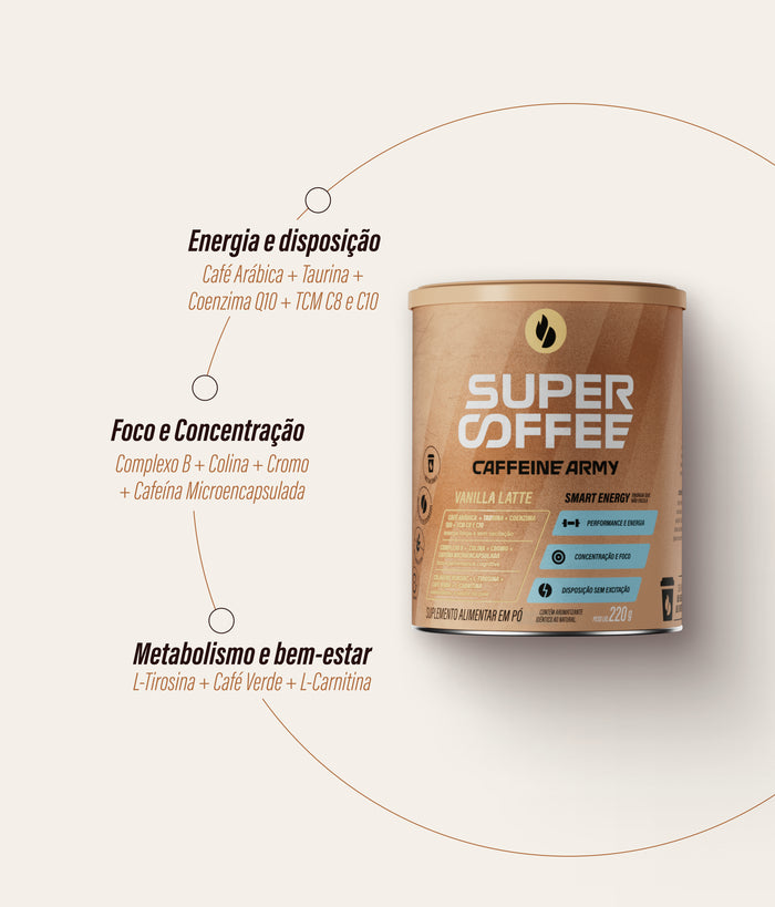 SuperCoffee Vanilla Latte 220g