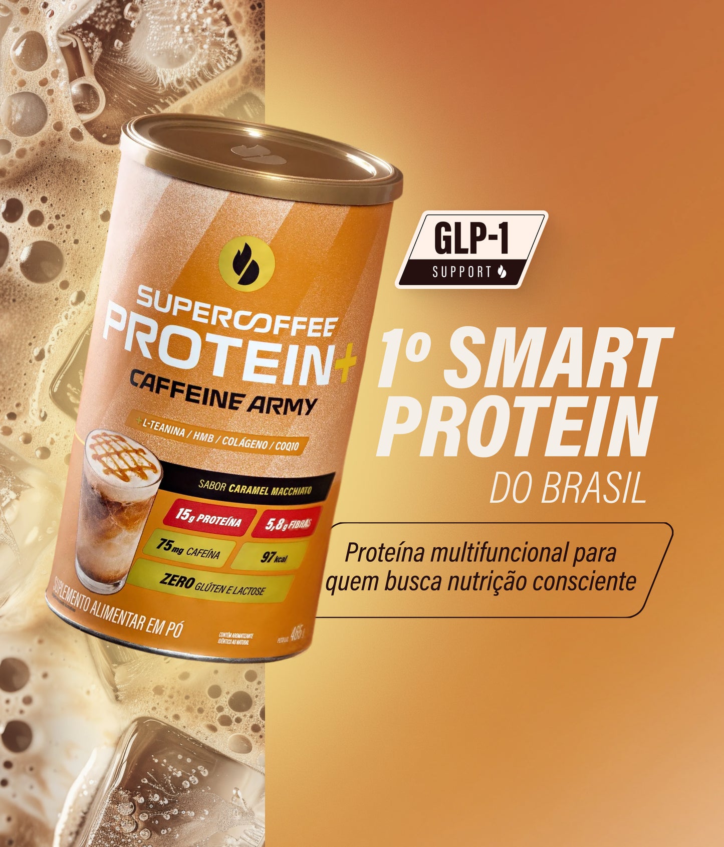 SuperCoffee Protein+ Caramel Macchiato 465g