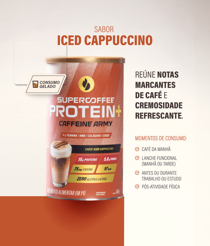 SuperCoffee Protein+ Iced Capuccino 465g