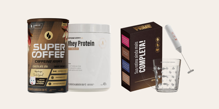 SuperCoffee e Whey Protein
