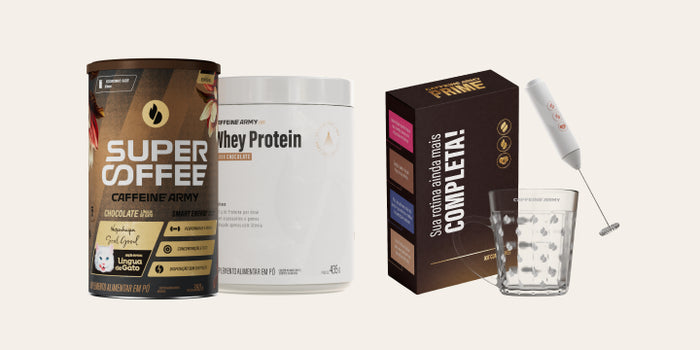 SuperCoffee e Whey Protein