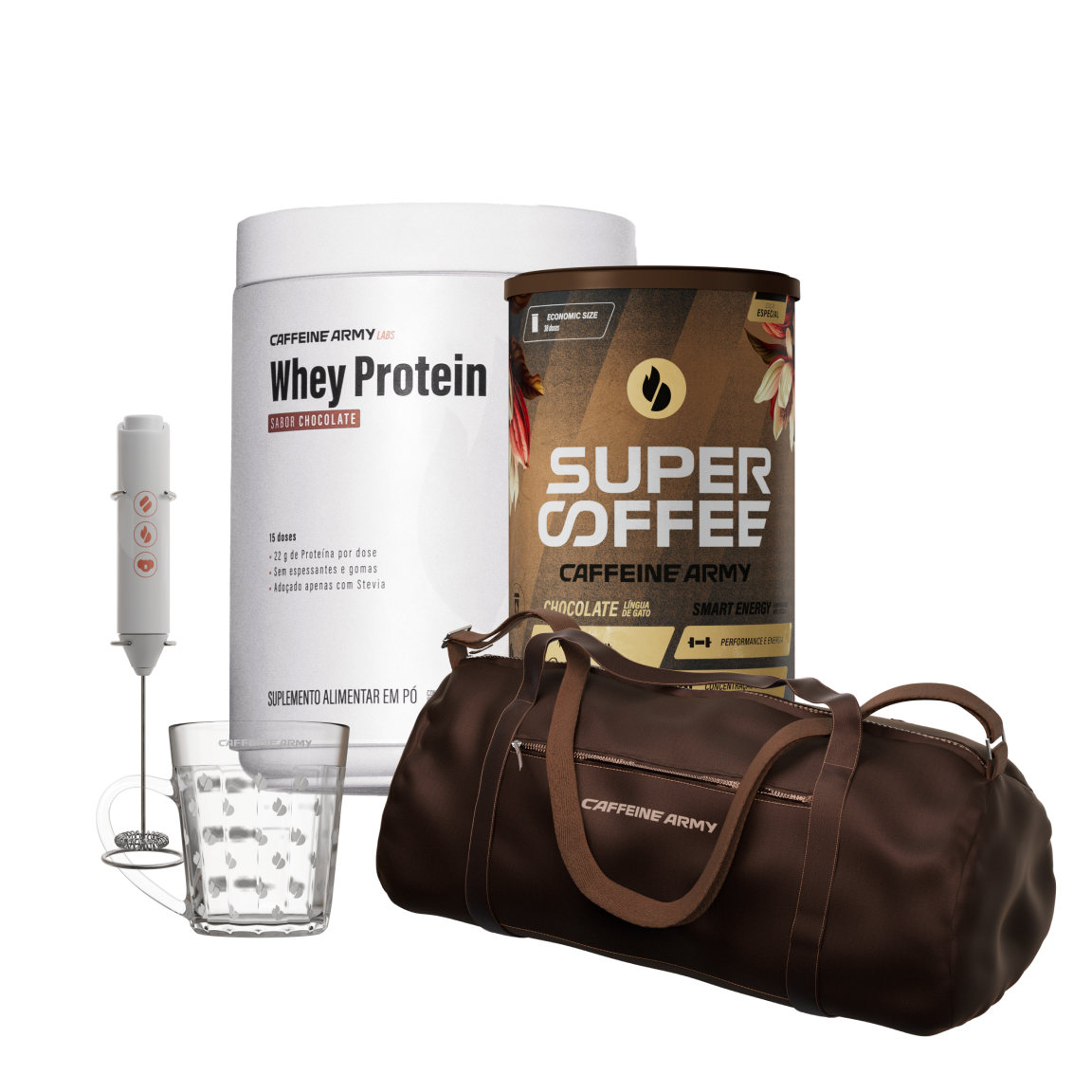 SuperCoffee e Whey Protein