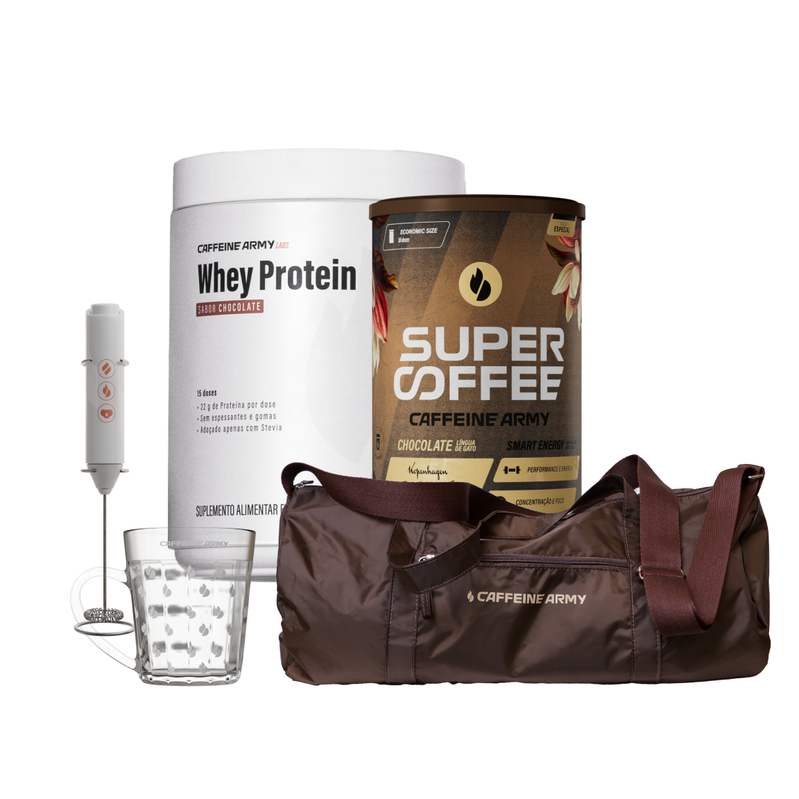 SuperCoffee e Whey Protein