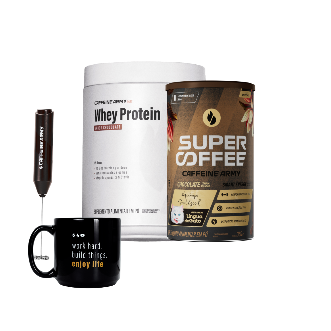 SuperCoffee e Whey Protein