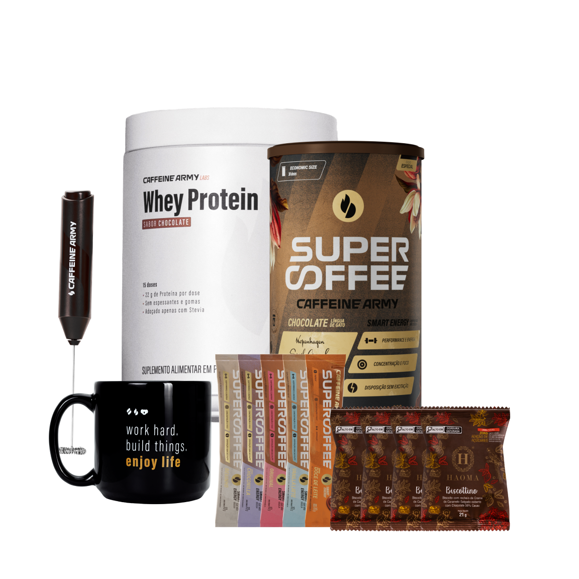 SuperCoffee e Whey Protein
