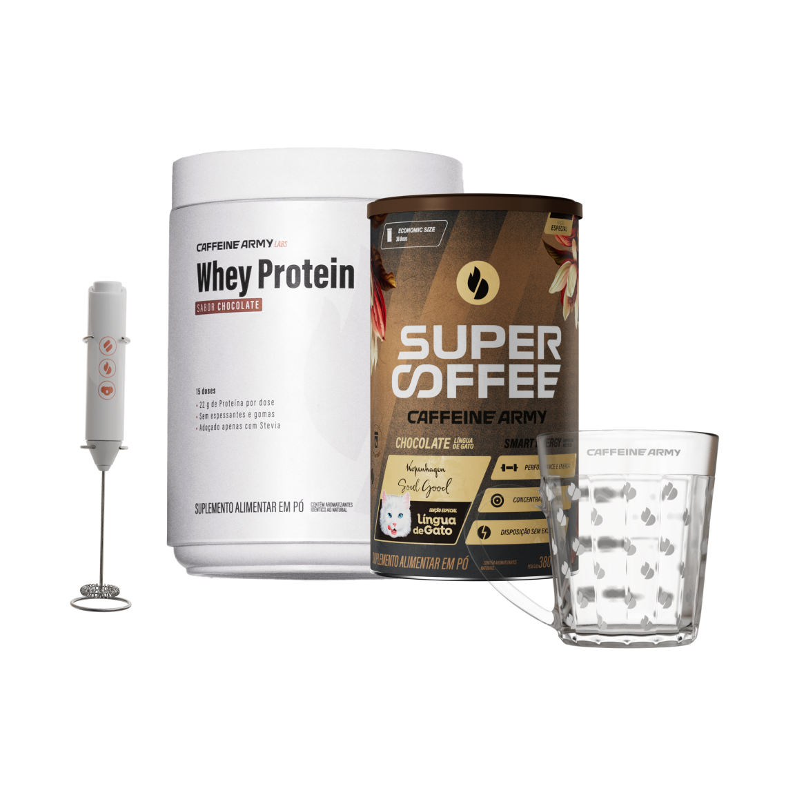 SuperCoffee e Whey Protein