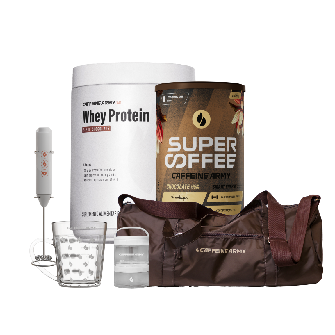 SuperCoffee e Whey Protein