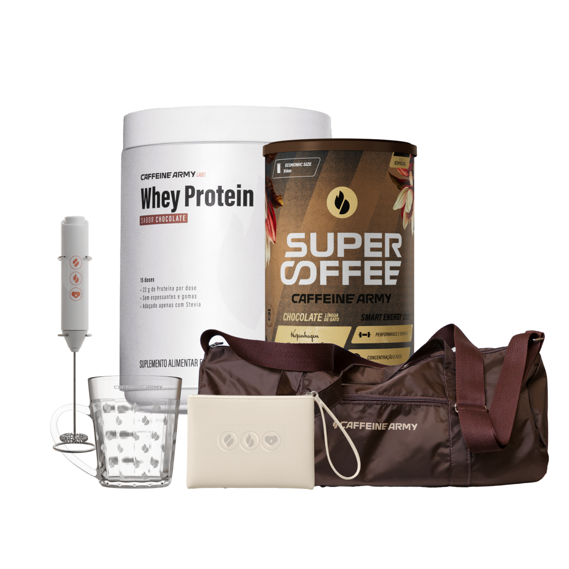 SuperCoffee e Whey Protein