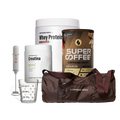 Whey Protein, Creatina e SuperCoffee