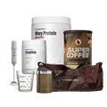 Whey Protein, Creatina e SuperCoffee