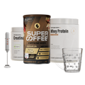 Whey Protein, Creatina e SuperCoffee
