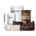 Whey Protein, Creatina e SuperCoffee