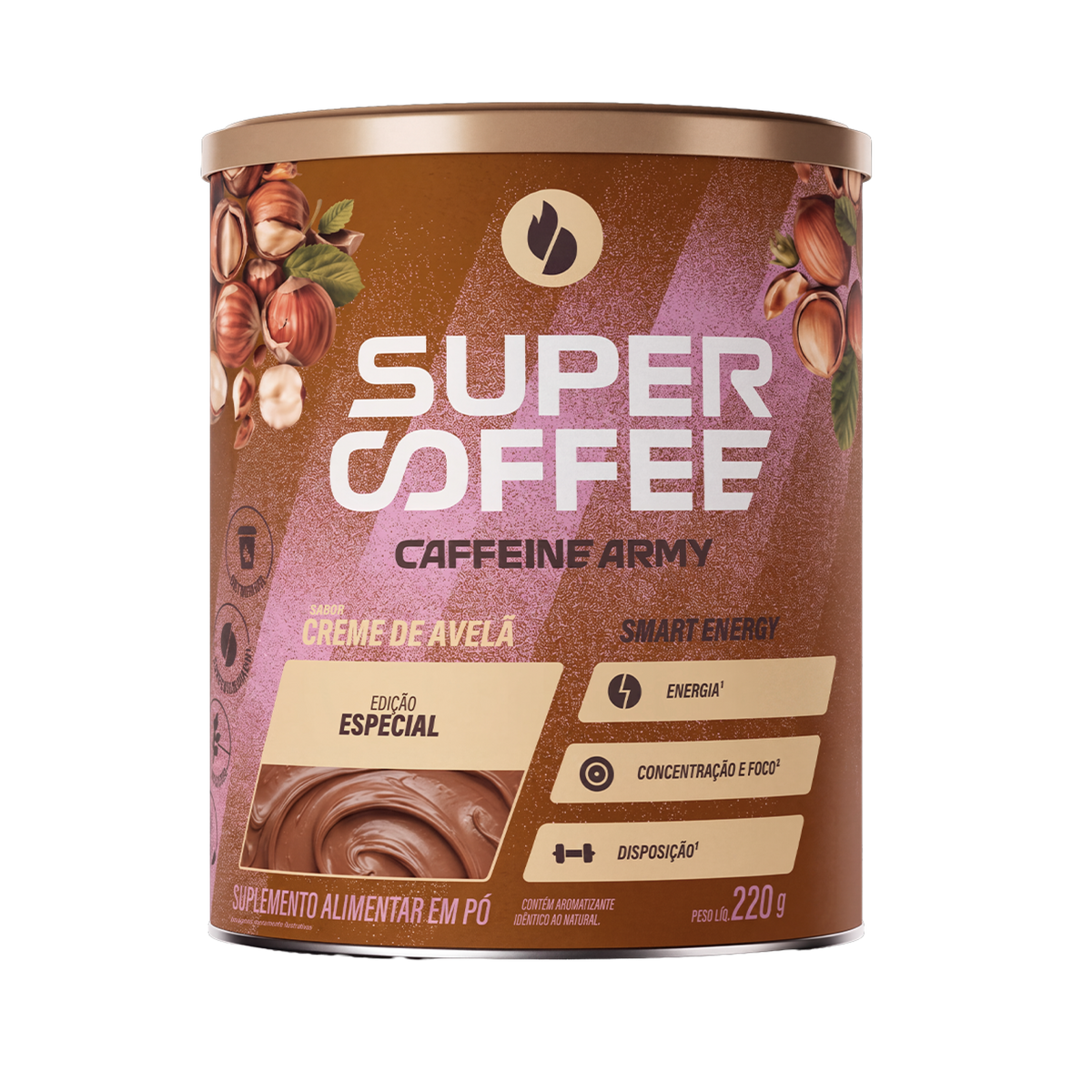 SuperCoffee Creme de Avelã 220g