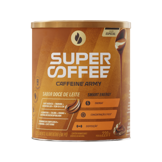 SUPERCOFFEE 220G DOCE DE LEITE CAFFEINE ARMY
